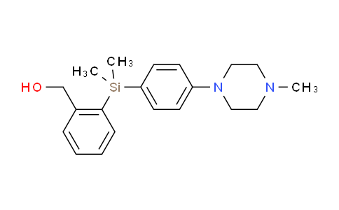 CAS No. 1244855-66-0, (2-[Dimethyl-[4-(4-methyl-piperazin-1-yl)-phenyl]-silanyl]-phenyl)-methanol