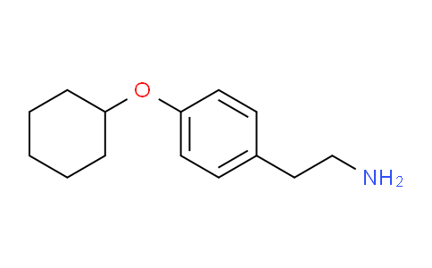 CAS No. 1042579-53-2, 2-[4-(Cyclohexyloxy)phenyl]ethylamine