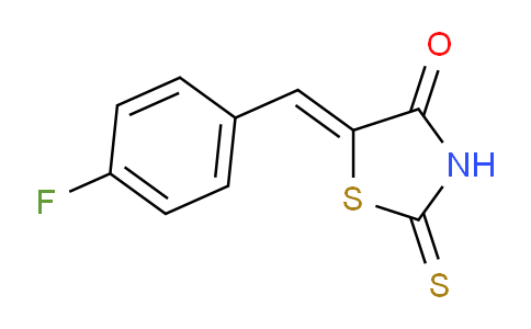 CAS No. 181765-53-7, (Z)-5-(4-Fluorobenzylidene)-2-thioxothiazolidin-4-one