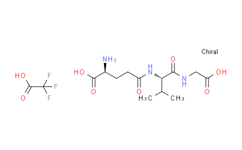 CAS No. 1820570-38-4, (S)-2-Amino-5-(((S)-1-((carboxymethyl)amino)-3-methyl-1-oxobutan-2-yl)amino)-5-oxopentanoic acid compound with 2,2,2-trifluoroacetic acid (1:1)