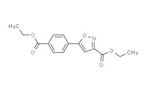 CAS No. 1820686-51-8, Ethyl 5-[4-(Ethoxycarbonyl)phenyl]isoxazole-3-carboxylate