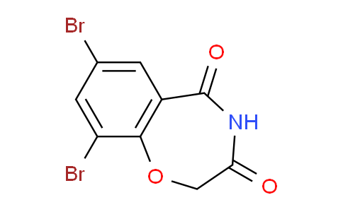CAS No. 1820704-21-9, 7,9-Dibromo-benzo[f][1,4]oxazepine-3,5-dione