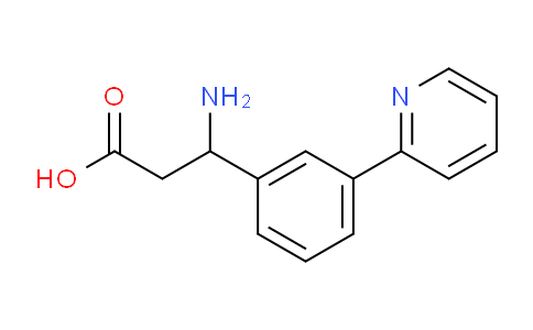 CAS No. 2006278-19-7, 3-Amino-3-[3-(2-pyridyl)phenyl]propionic Acid