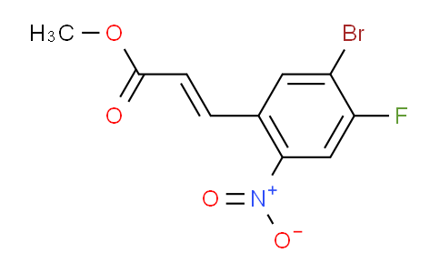 CAS No. 2006281-56-5, Methyl 3-(5-Bromo-4-fluoro-2-nitrophenyl)acrylate