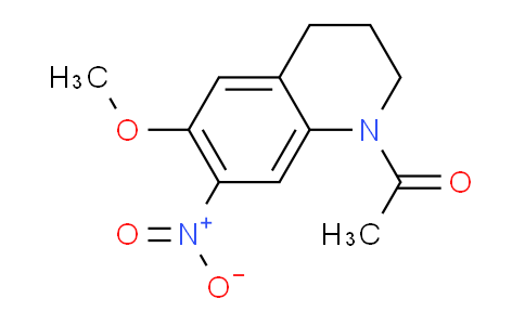 CAS No. 1116232-40-6, 1-(6-Methoxy-7-nitro-3,4-dihydroquinolin-1(2H)-yl)ethanone