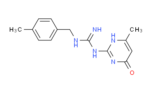 CAS No. 1306738-46-4, 1-(6-Methyl-4-oxo-1,4-dihydropyrimidin-2-yl)-3-(4-methylbenzyl)guanidine
