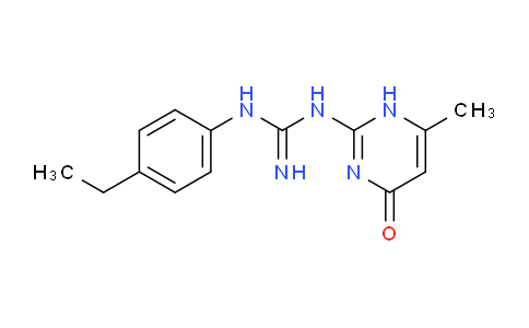 CAS No. 1306739-82-1, 1-(4-Ethylphenyl)-3-(6-methyl-4-oxo-1,4-dihydropyrimidin-2-yl)guanidine