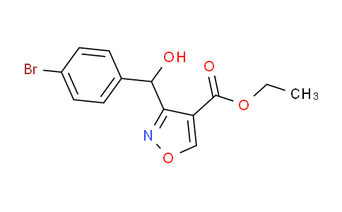 CAS No. 2006277-63-8, Ethyl 3-[(4-Bromophenyl)(hydroxy)methyl]isoxazole-4-carboxylate