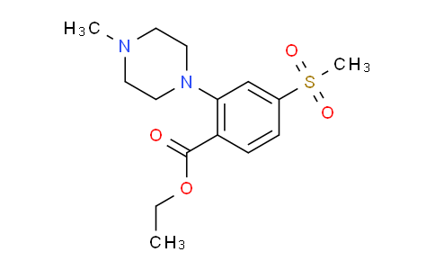 CAS No. 2006277-74-1, Ethyl 2-(4-Methyl-1-piperazinyl)-4-(methylsulfonyl)benzoate