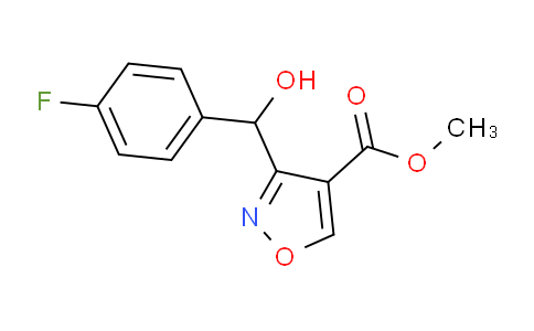 CAS No. 2006277-87-6, Methyl 3-[(4-Fluorophenyl)(hydroxy)methyl]isoxazole-4-carboxylate
