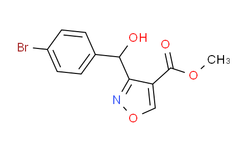 CAS No. 2006277-99-0, Methyl 3-[(4-Bromophenyl)(hydroxy)methyl]isoxazole-4-carboxylate