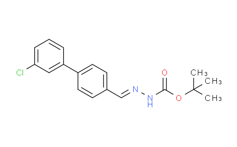 CAS No. 1382978-22-4, tert-Butyl 2-((3'-chloro-[1,1'-biphenyl]-4-yl)methylene)hydrazinecarboxylate