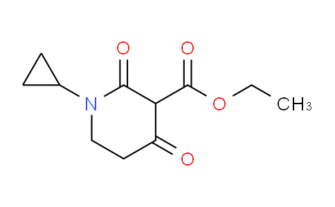 CAS No. 1453423-57-8, Ethyl 1-Cyclopropyl-2,4-dioxopiperidine-3-carboxylate