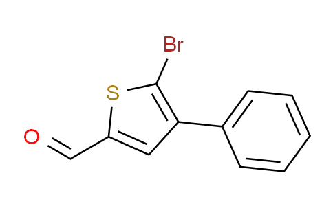 CAS No. 1138326-95-0, 5-Bromo-4-phenylthiophene-2-carbaldehyde