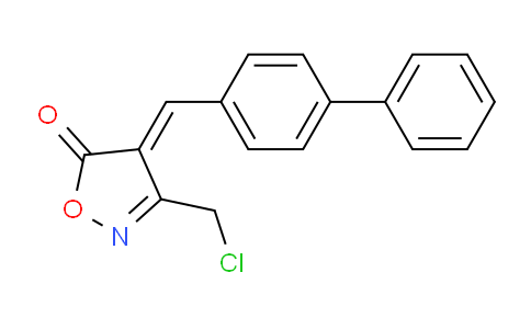 CAS No. 1142199-37-8, 4-([1,1'-Biphenyl]-4-ylmethylene)-3-(chloromethyl)isoxazol-5(4H)-one