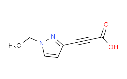 CAS No. 1354704-55-4, 3-(1-Ethyl-1H-pyrazol-3-yl)propiolic acid