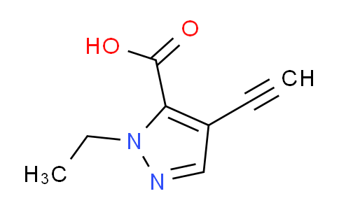 CAS No. 1354704-99-6, 1-Ethyl-4-ethynyl-1H-pyrazole-5-carboxylic acid