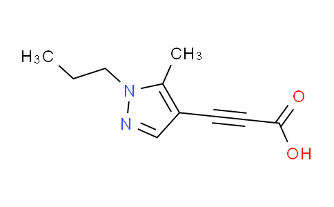 CAS No. 1354705-13-7, 3-(5-Methyl-1-propyl-1H-pyrazol-4-yl)propiolic acid