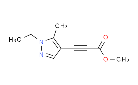 CAS No. 1354706-39-0, Methyl 3-(1-ethyl-5-methyl-1H-pyrazol-4-yl)propiolate