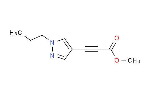 CAS No. 1354706-59-4, Methyl 3-(1-propyl-1H-pyrazol-4-yl)propiolate