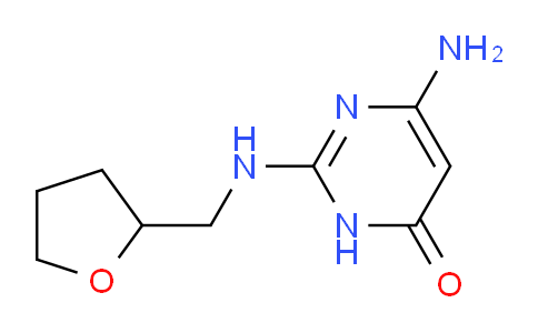 CAS No. 1211498-96-2, 6-Amino-2-(((tetrahydrofuran-2-yl)methyl)amino)pyrimidin-4(3H)-one