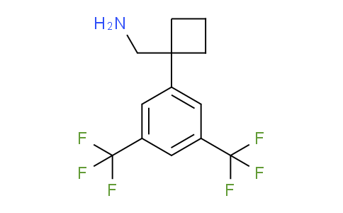 CAS No. 1504202-93-0, 1-[3,5-Bis(trifluoromethyl)phenyl]cyclobutanemethanamine
