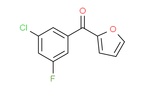 CAS No. 1443341-98-7, (3-Chloro-5-fluorophenyl)(furan-2-yl)methanone