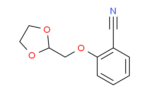 CAS No. 1443353-73-8, 2-((1,3-Dioxolan-2-yl)methoxy)benzonitrile