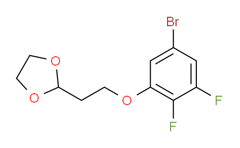 CAS No. 1443354-36-6, 2-(2-(5-Bromo-2,3-difluorophenoxy)ethyl)-1,3-dioxolane