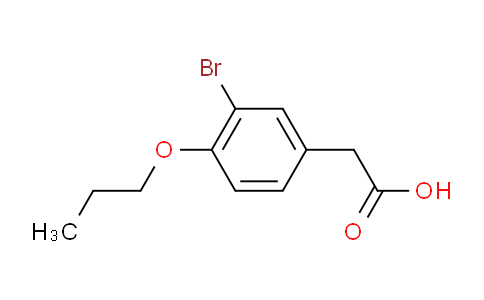 CAS No. 1511318-54-9, 3-Bromo-4-propoxyphenylacetic Acid
