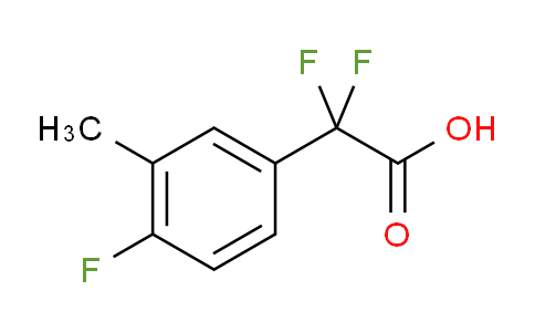 CAS No. 1249162-93-3, 2,2-Difluoro-2-(4-fluoro-3-methylphenyl)acetic Acid