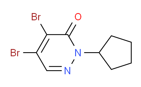 CAS No. 1250843-58-3, 4,5-Dibromo-2-cyclopentylpyridazin-3(2H)-one