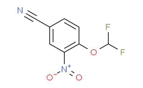 CAS No. 1260776-40-6, 4-(Difluoromethoxy)-3-nitrobenzonitrile
