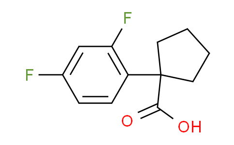 CAS No. 1260784-54-0, 1-(2,4-Difluorophenyl)cyclopentanecarboxylic Acid