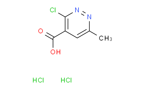 CAS No. 1159823-37-6, 3-Chloro-6-methylpyridazine-4-carboxylic acid dihydrochloride
