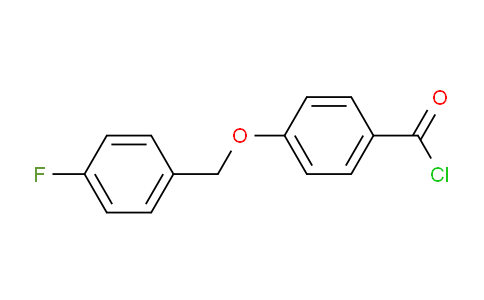 CAS No. 1160249-58-0, 4-((4-Fluorobenzyl)oxy)benzoyl chloride