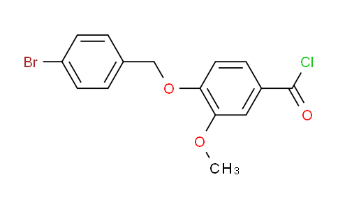 CAS No. 1160249-68-2, 4-((4-Bromobenzyl)oxy)-3-methoxybenzoyl chloride