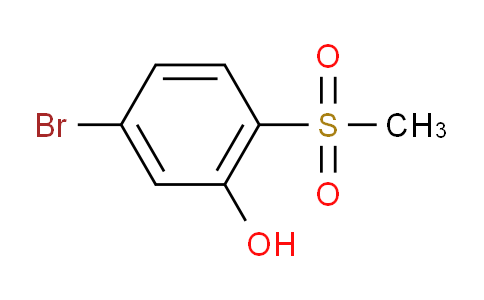 CAS No. 1426958-41-9, 5-Bromo-2-methanesulfonylphenol