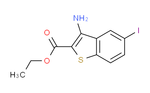 CAS No. 1427461-00-4, Ethyl 3-amino-5-iodobenzo[b]thiophene-2-carboxylate