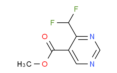 CAS No. 1443286-01-8, Methyl 4-(difluoromethyl)pyrimidine-5-carboxylate