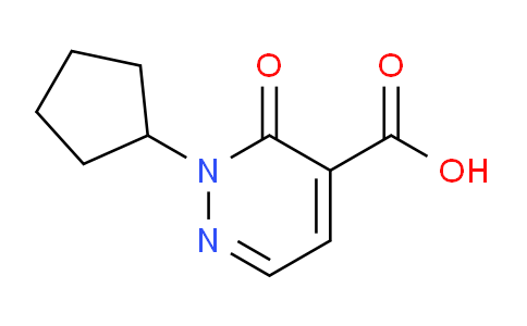 CAS No. 1443289-10-8, 2-Cyclopentyl-3-oxo-2,3-dihydropyridazine-4-carboxylic acid