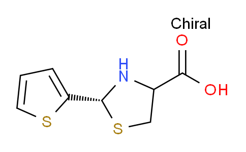 CAS No. 201942-94-1, (2R)-2-(Thiophen-2-yl)thiazolidine-4-carboxylic acid