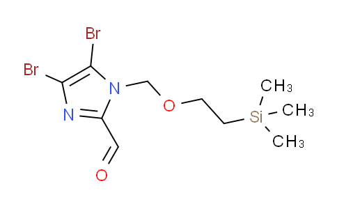 CAS No. 1329166-99-5, 4,5-Dibromo-1-[[2-(trimethylsilyl)ethoxy]methyl]-1H-imidazole-2-carbaldehyde
