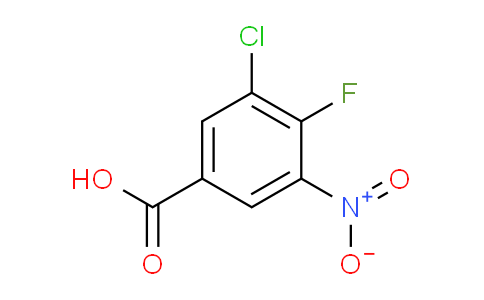 CAS No. 132992-43-9, 3-Chloro-4-fluoro-5-nitrobenzoic Acid