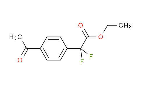 CAS No. 1308915-15-2, Ethyl 2-(4-Acetylphenyl)-2,2-difluoroacetate