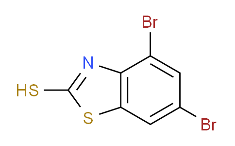 CAS No. 1309379-11-0, 4,6-Dibromo-2-mercaptobenzothiazole