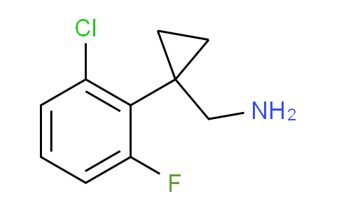 CAS No. 1039952-82-3, 1-(2-Chloro-6-fluorophenyl)cyclopropanemethanamine