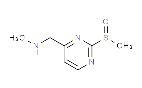 CAS No. 1823930-80-8, N-Methyl-1-(2-(methylsulfinyl)pyrimidin-4-yl)methanamine