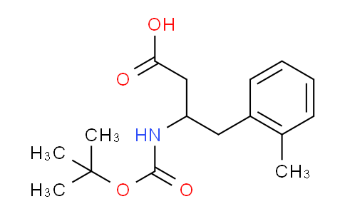 CAS No. 1824508-05-5, 3-(Boc-amino)-4-(o-tolyl)butyric Acid