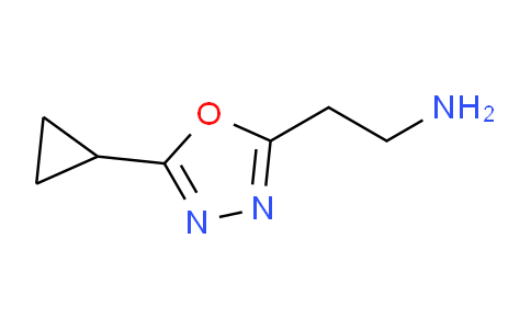 CAS No. 1017232-88-0, 2-(5-Cyclopropyl-1,3,4-oxadiazol-2-yl)ethylamine